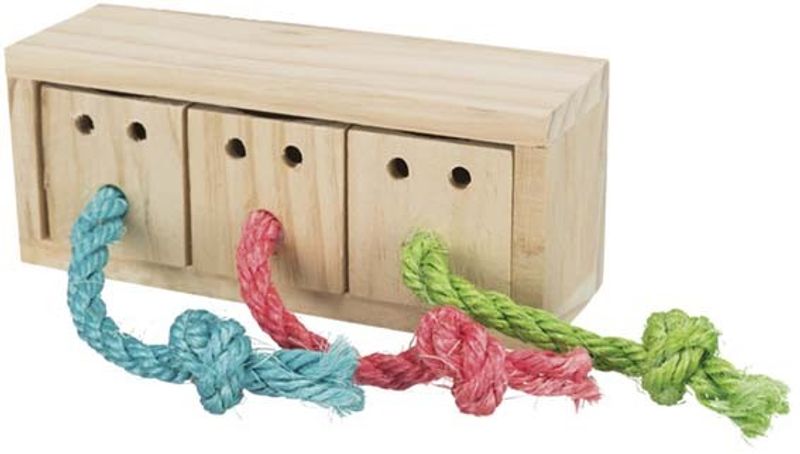 Leksak Smådjur, snack cube i trä 16*6*7cm