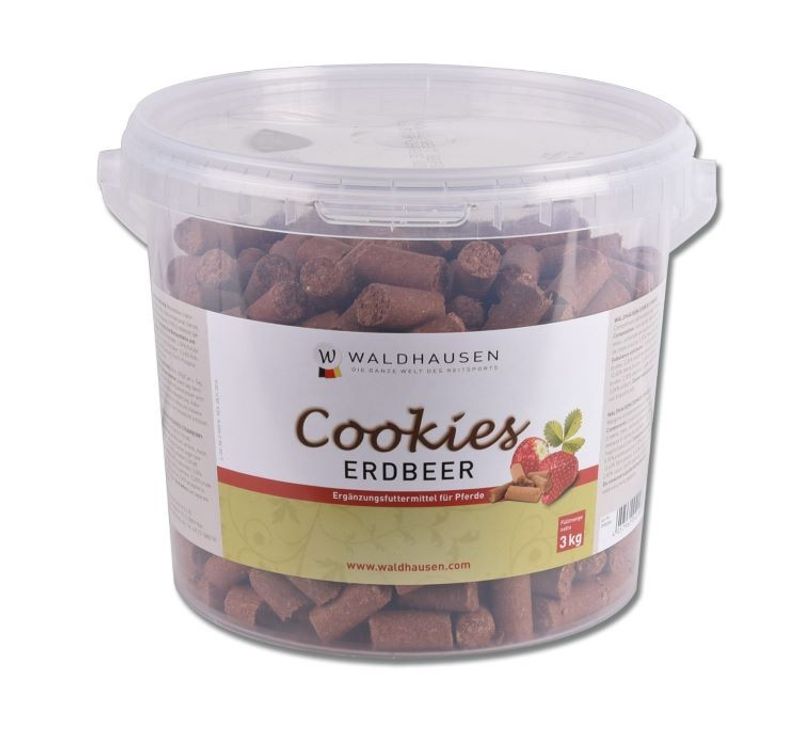 Waldhausen Hästgodis i hink 3kg Jordgubb