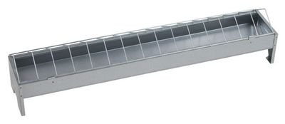 Fodertråg för Höns 75 x 10cm Galvad
