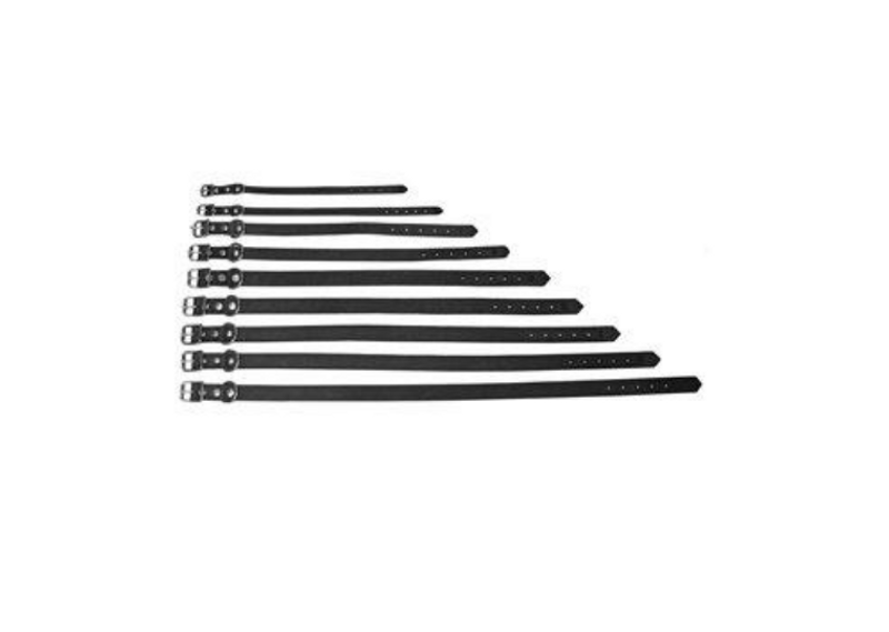 Alac Halsband Läder Svart