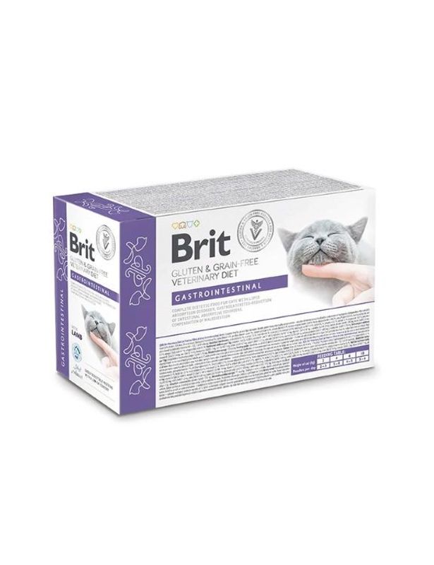 Brit Veterinary Diet Gastrointestinal Cat Pouch 12x85g