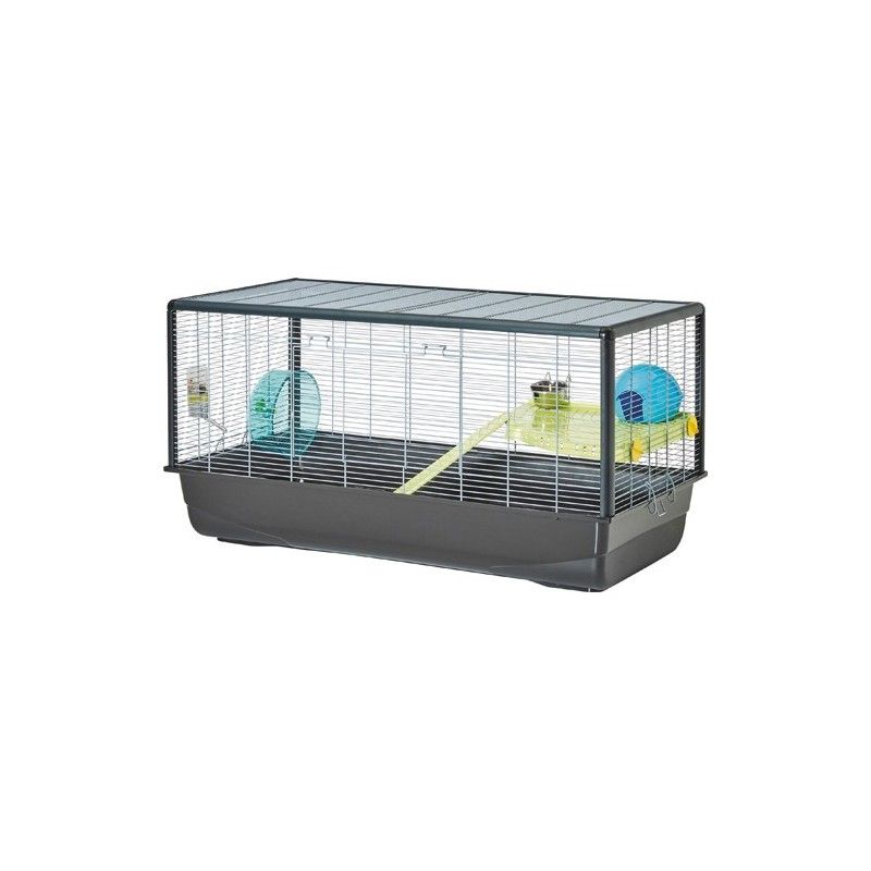 Hamster Plaza Knock Down Silver 100x50x50cm