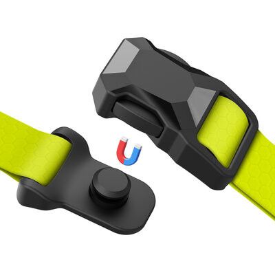 WAUDOG Waterproof Hundhalsband Magnetiskts lås Lemon