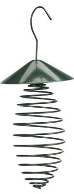 Vildfågelmatare med tak för talgbollar