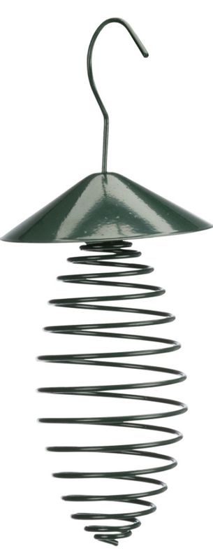 Vildfågelmatare med tak för talgbollar