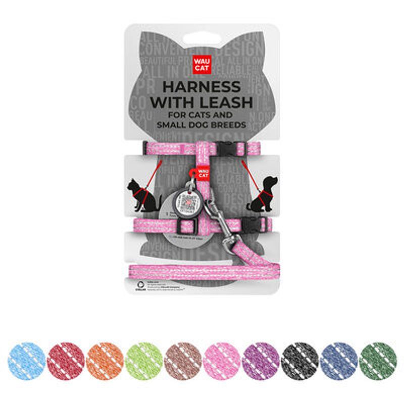 WAUDOG Re-Cotton Kattsele Valpsele med koppel