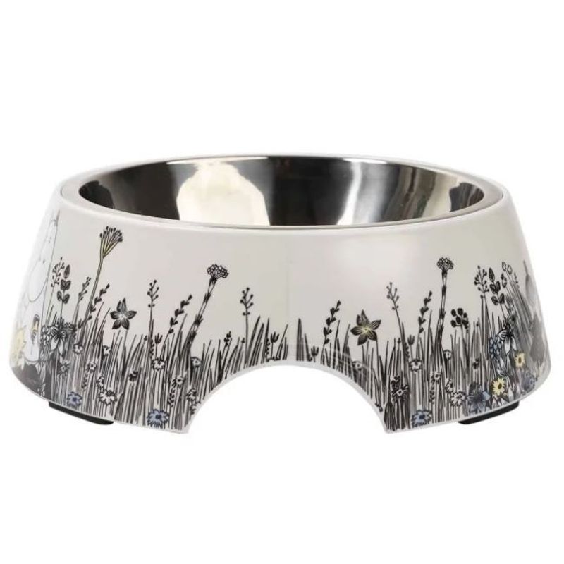 Mumin Matskål för Hund & Katt L (Grå)