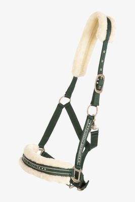 Grimma Med Päls Grön/Creme