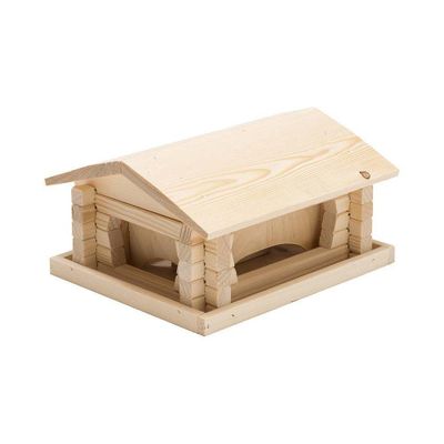 Fågelbord Stuga Mellan Trä 26X21X13 cm