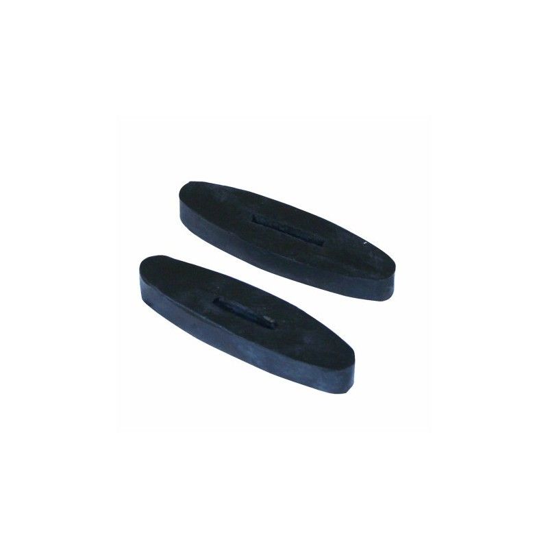 Tygelstopp Svart Gummi