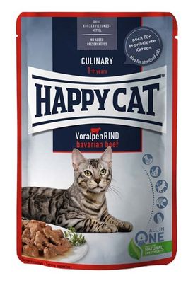 Happy Cat Våtfoder Sterilised Oxkött 85g