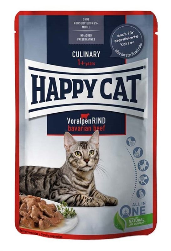 Happy Cat Våtfoder Sterilised Oxkött 85g