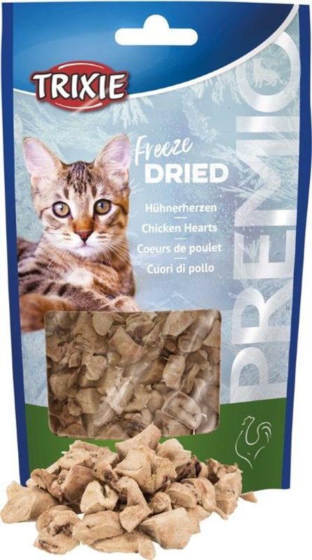 PREMIO Frystorkade kycklinghjärtan 25g