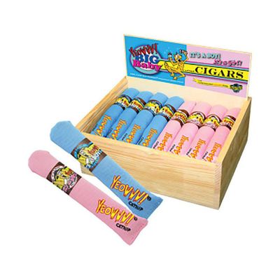 Yeowww Catnip Cigarr 18 cm Rosa & Blå
