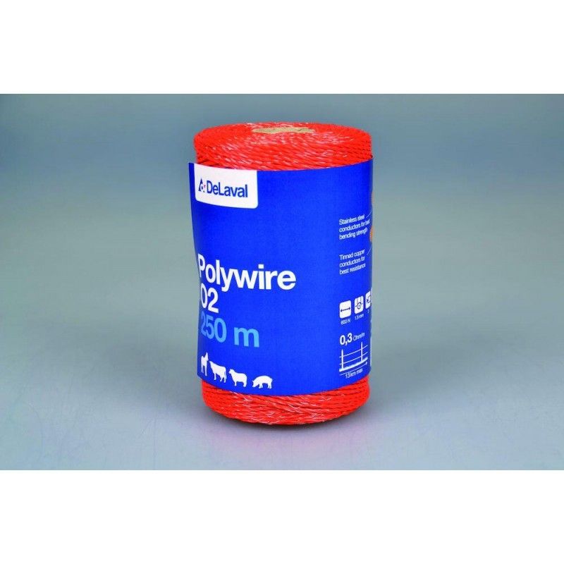 DeLaval Polytråd O2  250 Orange (Orange)