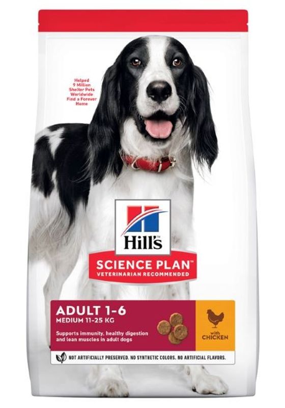 Hills Science Plan Canine Adult Medium Chicken