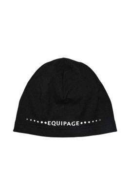 Equipage Jump Mössa med hål för tofs Svart one size