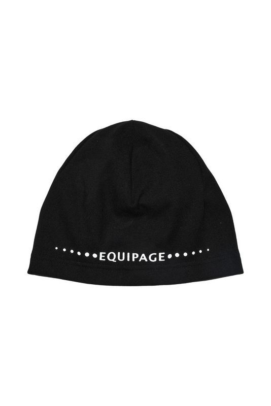 Equipage Jump Mössa med hål för tofs Svart one size