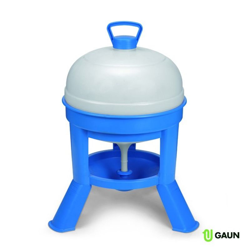 Vattenautomat Sifon Blå/Vit till Höns