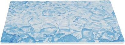 Kylplatta kanin keramik 35x25 cm blå