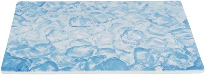 Kylplatta kanin keramik 35x25 cm blå