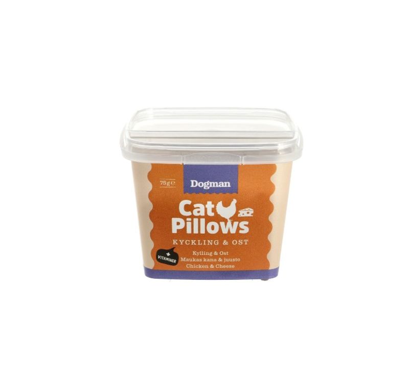 Kattgodis Cat Pillows KycklingOst 75g