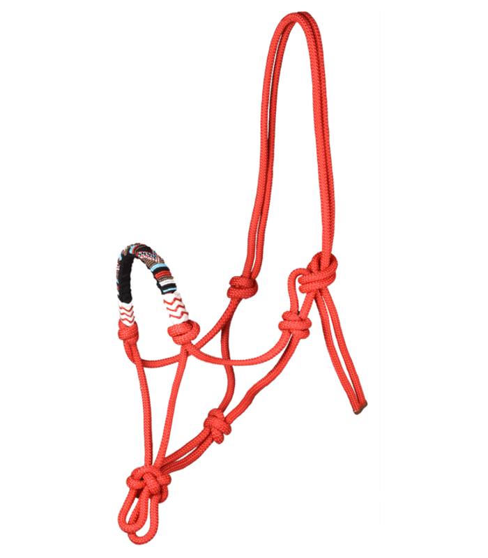 Repgrimma med pärlbrodering röd