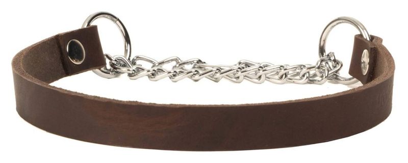 Halvstryp i läder 12mm x 40cm