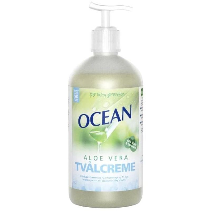 Ocean Tvålcreme Aloe Vera Pumpflaska 500ml