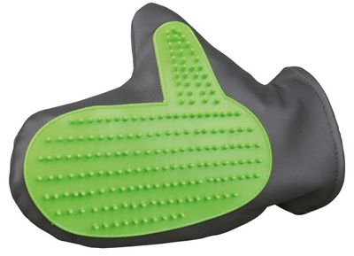 Pälsvårdshandske smådjur 11x21 cm, grön