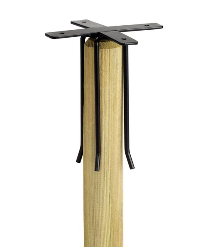 Fäste till Fågelbord Stuga liten 15x15cm till stolpe ø5cm