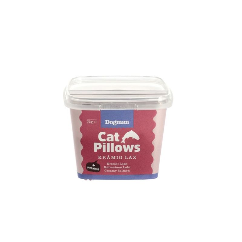 Kattgodis Cat Pillows Krämig Lax 75g