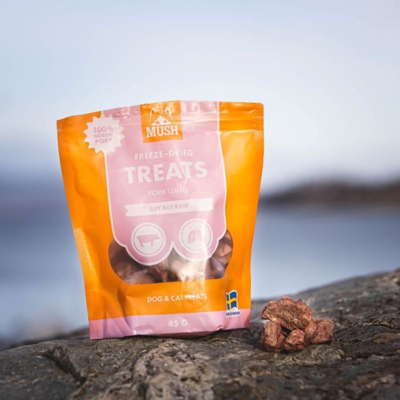 MUSH Treats Frystorkad Grislunga 45 g
