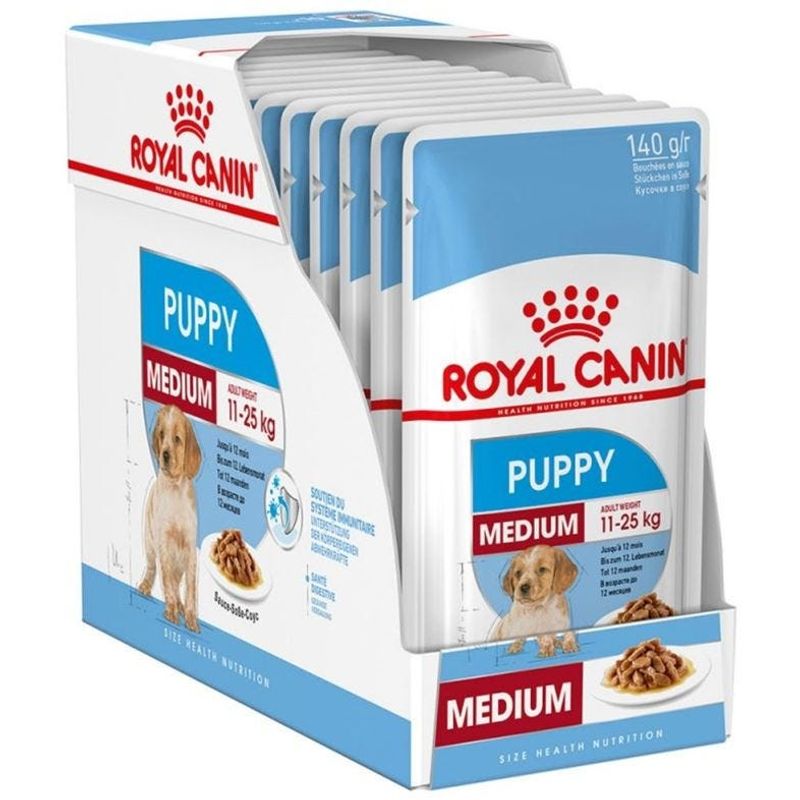 RC Wet Medium Puppy 10x140g