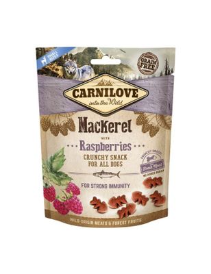 CarniLove Dog Crunchy Snack Mackerel with Raspberry 200g