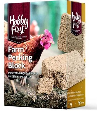 Hobby First Pecking Block 1kg