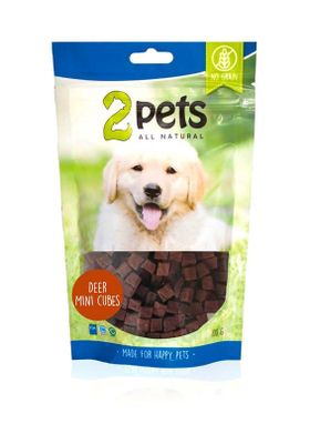 2pets Dogsnack Deer MiniCubes (100g)
