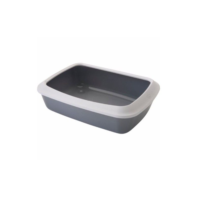 Kattlåda Iriz Med Kant Vit/Grå 50cm