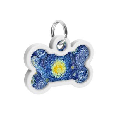 WAUDOG Smart ID Bricka för Hund & Katt Water lilies Ben