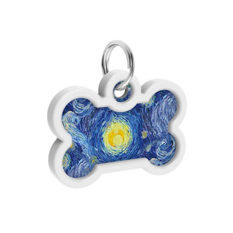 WAUDOG Smart ID Bricka för Hund & Katt Water lilies Ben