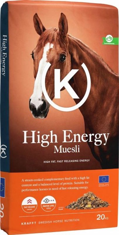 KRAFFT High Energy Muesli 20kg Röd