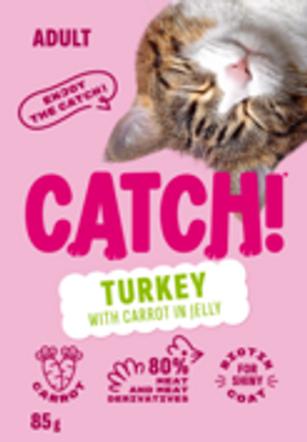 Catch! Katt Kalkon med Morötter i Gelé 85 g