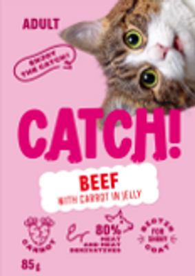 Catch! Katt Nöt med Morötter i Gelé 85 g