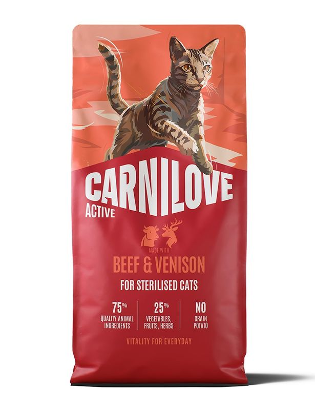 Carnilove Cat Active Sterilised Nötkött & Vilt
