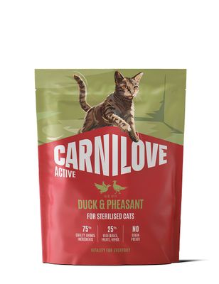 Carnilove Cat Active Sterilised Anka & Fasan
