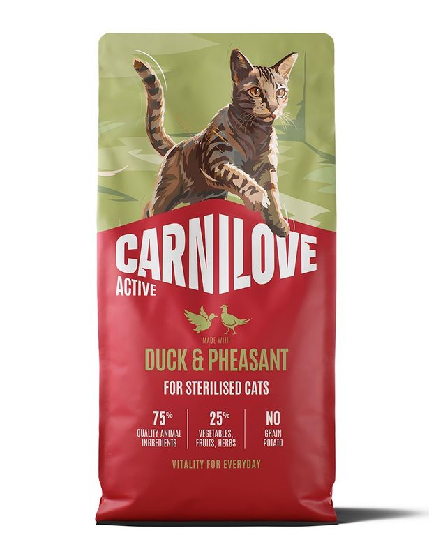 Carnilove Cat Active Sterilised Anka & Fasan
