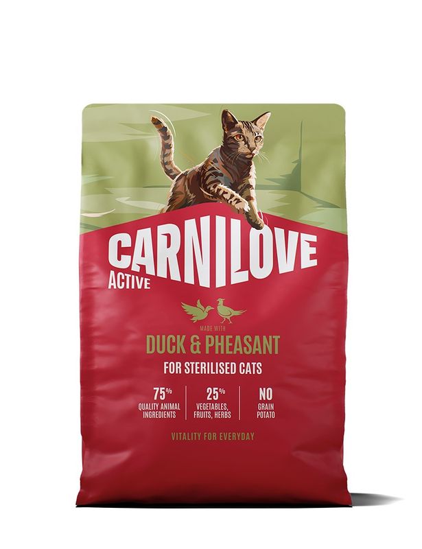 Carnilove Cat Active Sterilised Anka & Fasan