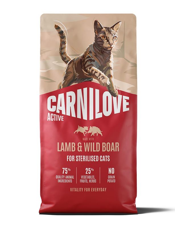 Carnilove Cat Active Sterilised Lamm & Vildsvin