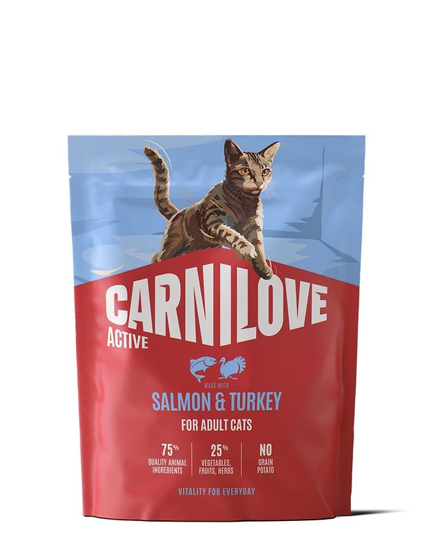 Carnilove Cat Active Adult Lax & Kalkon