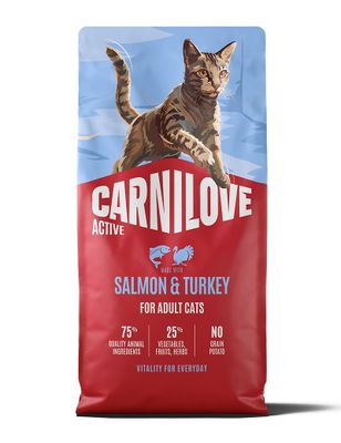 Carnilove Cat Active Adult Lax & Kalkon